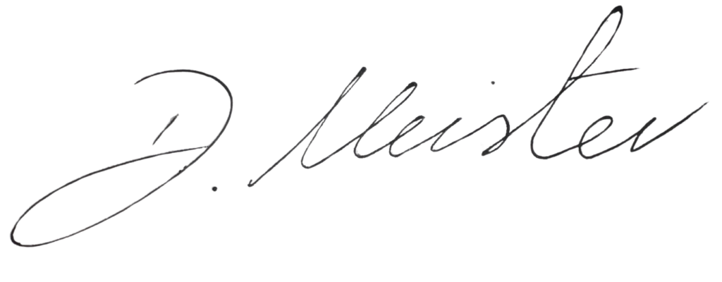 Daniel Meister Signature